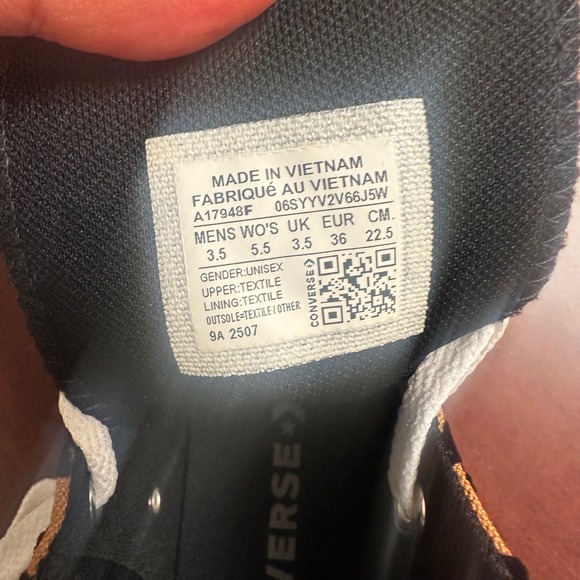 Converse Chuck Taylor All Star Sneakers Women 5.5 Leopard High Top A17948F NEW - Picture 8 of 11